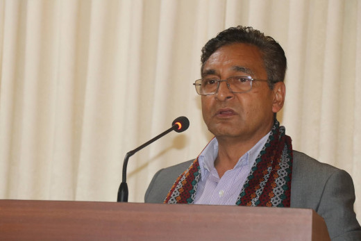 रायमाझीलाई ल्याइयो काठमाडौं प्रहरी परिसरमा 